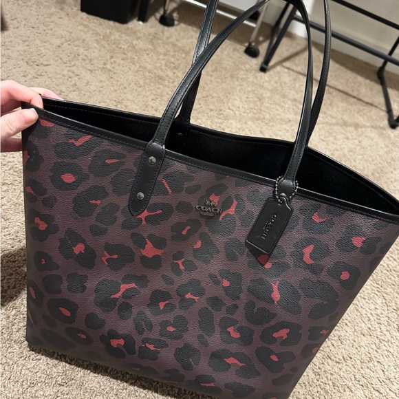 Coach Black Leather Tote Bag - Picture 3 of 3